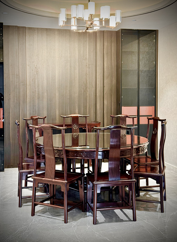 明式冰梅座圓臺