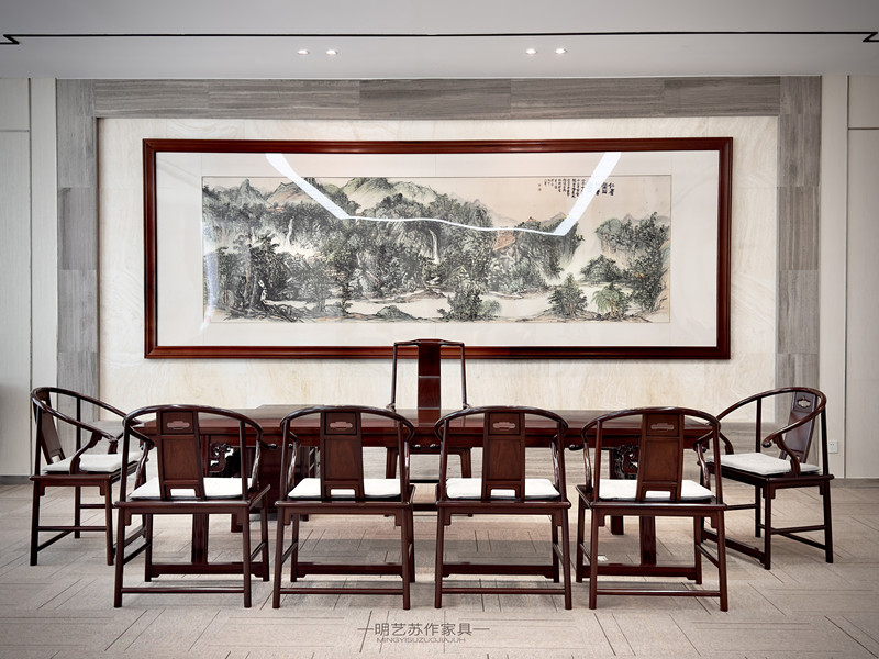 明式螭鳳紋茶桌